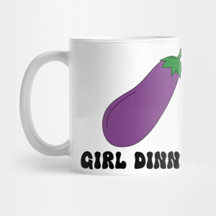 Girl Dinner Meme Eggplant Suck Dick Offensive Gen Z Funny Sex Joke Mug